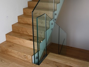 Geländer Treppe Glas Burri